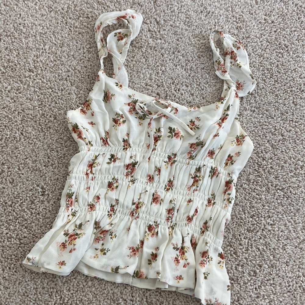 Reformation Floral Top